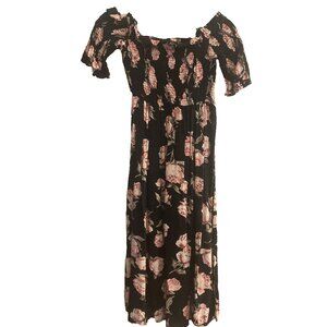 Top Shop Pink Floral Dress
